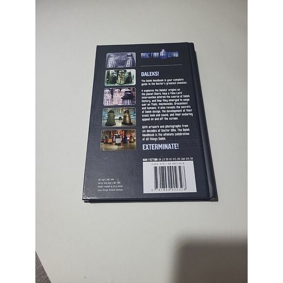 Doctor Who The Dalek Handbook book Dr Who villain Davros Pandorica 160 pages - Picture 2 of 2